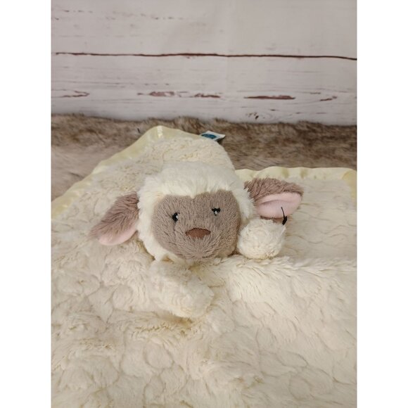 Mary Meyer Lamb Soft Baby Security Blanket With Satin Trim plush stuffed toy‎ - Picture 3 of 8